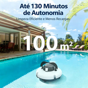 Redroad S1 Robô Aspirador de Piscina Sem Fio com Autolimpeza